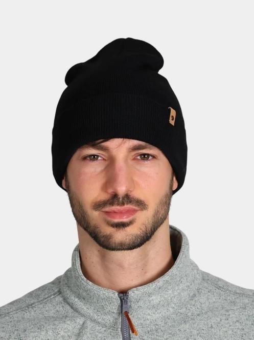 Fjallraven Classic Knit Hat kötött sapka fekete színben 4