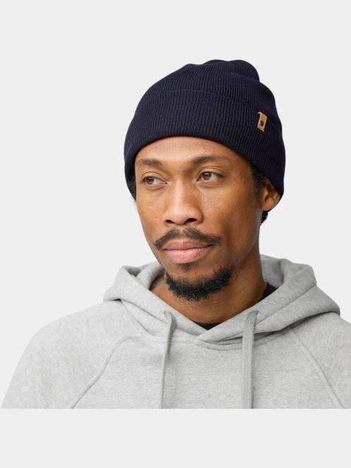 Fjallraven Classic Knit Hat kötött sapka sötétkék színben 4
