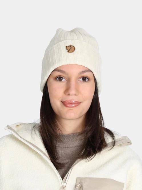 Fjallraven Byron Hat kötött sapka homok színben 2