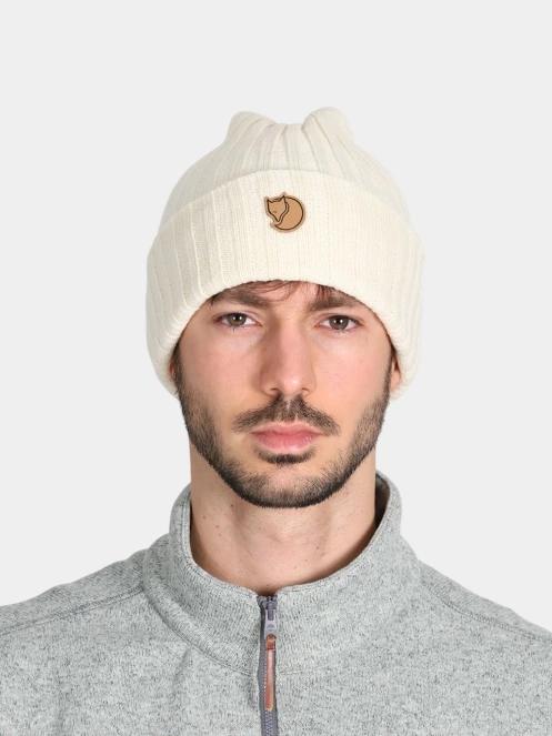 Fjallraven Byron Hat kötött sapka homok színben 4