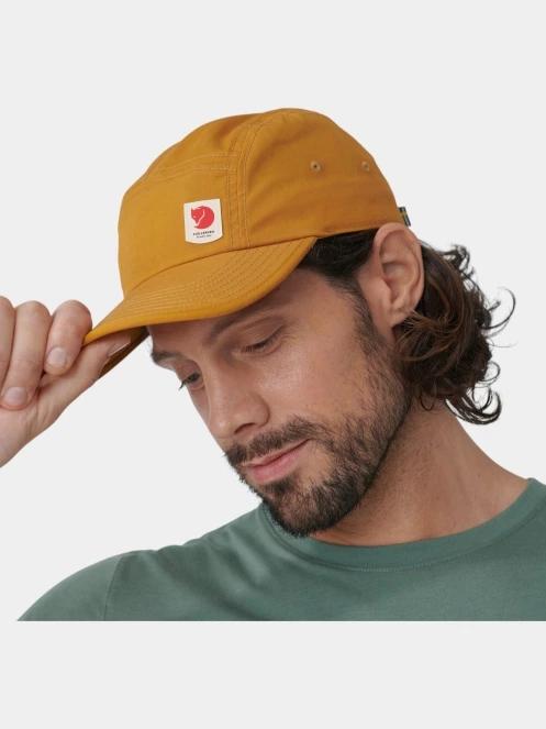 Fjallraven High Coast Lite Cap baseball sapka sárga színben 4