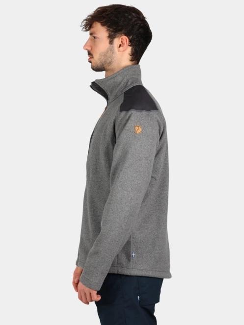 Fjallraven Buck Fleece M férfi polár pulóver szürke színben 3