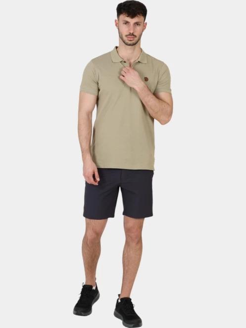 Fjallraven Övik Polo Shirt M férfi galléros póló oliva színben 6