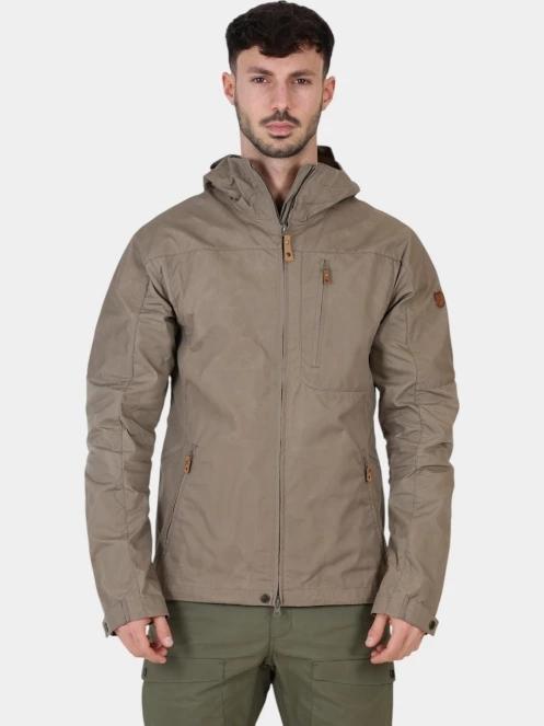 Fjallraven Sten Jacket M férfi átmeneti kabát barna színben 2