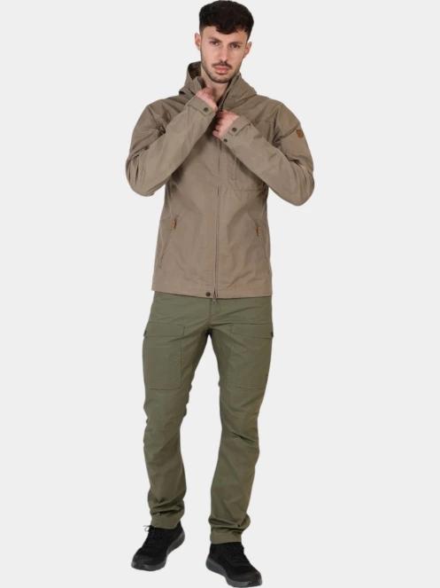 Fjallraven Sten Jacket M férfi átmeneti kabát barna színben 6