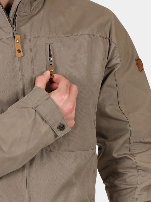 Fjallraven Sten Jacket M férfi átmeneti kabát barna színben 7