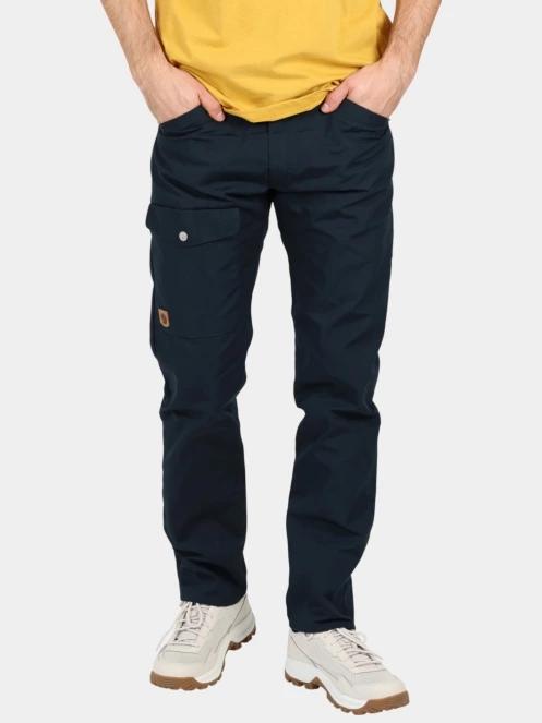 Fjallraven Greenland Jeans M Reg férfi hosszú nadrág sötétkék színben 2