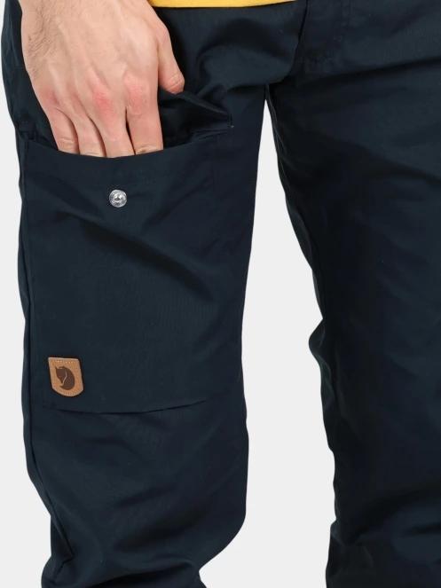 Fjallraven Greenland Jeans M Reg férfi hosszú nadrág sötétkék színben 6