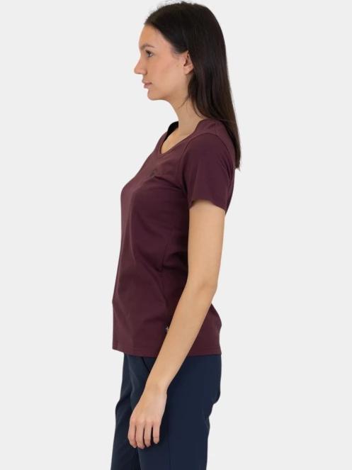 Fjallraven 1960 Logo T-shirt W női rövid ujjú póló piros színben 3