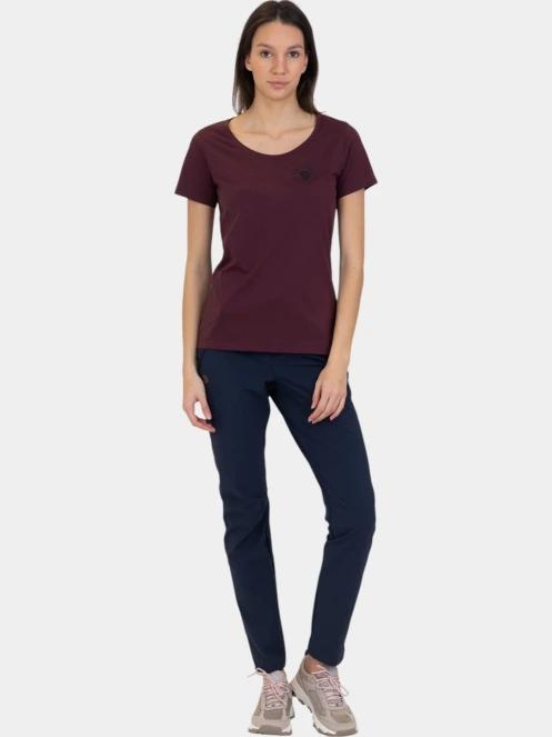 Fjallraven 1960 Logo T-shirt W női rövid ujjú póló piros színben 5