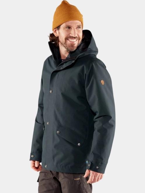 Fjallraven Visby 3 in 1 Jacket M férfi 3 az 1-ben kabát sötétkék színben 4