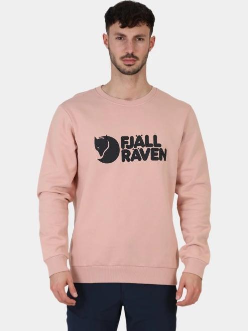Fjallraven Fjällräven Logo Sweater M férfi pulóver rózsaszín színben 2