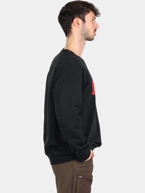 Fjallraven Fjällräven Logo Sweater M férfi pulóver fekete színben 3