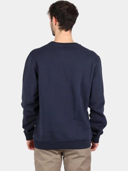 Fjallraven Fjällräven Logo Sweater M férfi pulóver sötétkék színben 4