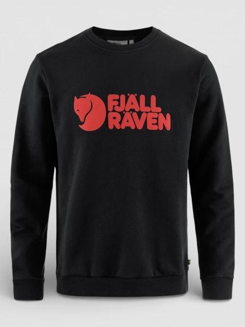 Fjallraven Fjällräven Logo Sweater M férfi pulóver fekete színben 2