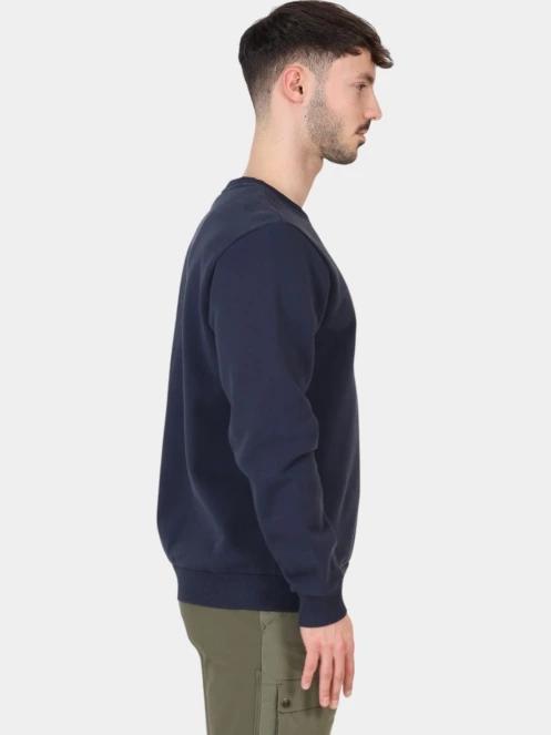 Fjallraven Fjällräven Logo Sweater M férfi pulóver sötétkék színben 5