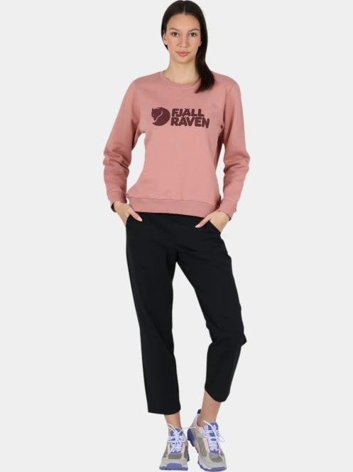 Fjallraven Fjällräven Logo Sweater W női pulóver rózsaszín színben 5