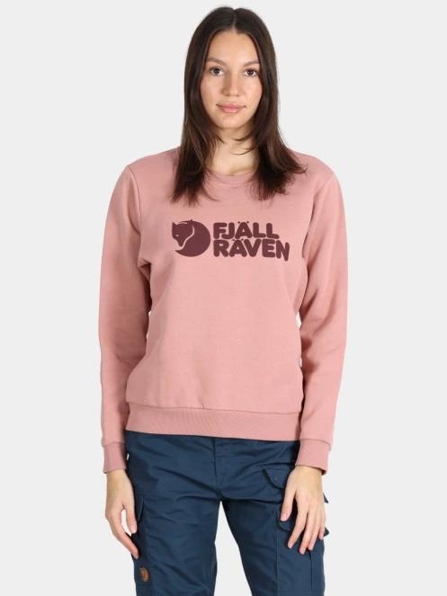 Fjallraven Fjällräven Logo Sweater W női pulóver rózsaszín színben 2