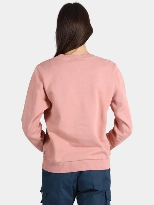 Fjallraven Fjällräven Logo Sweater W női pulóver rózsaszín színben 4