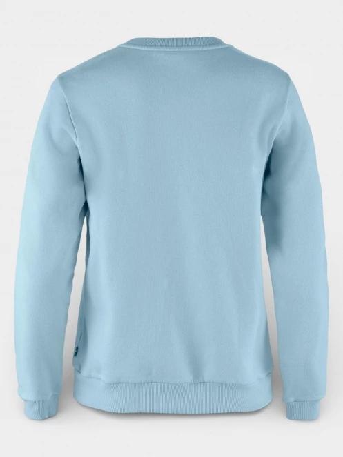 Fjallraven Fjällräven Logo Sweater W női pulóver világoskék színben 3