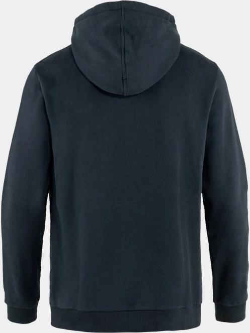 Fjallraven Fjällräven Logo Hoodie M férfi kapucnis pulóver sötétkék színben 8
