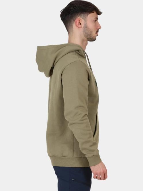 Fjallraven Fjällräven Logo Hoodie M férfi kapucnis pulóver oliva színben 5