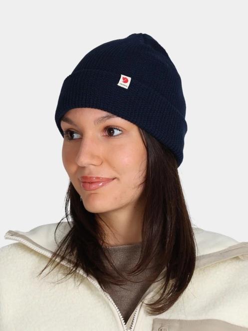 Fjallraven Fjällräven Tab Hat kötött sapka sötétkék színben 3