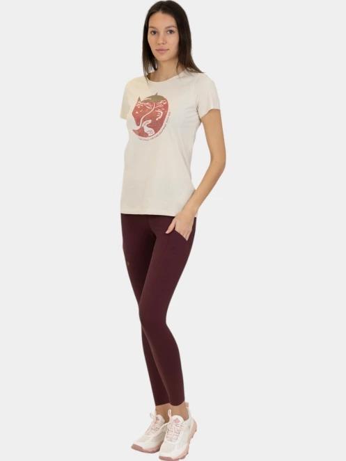Fjallraven Abisko Tights W női sportnadrág piros színben 5