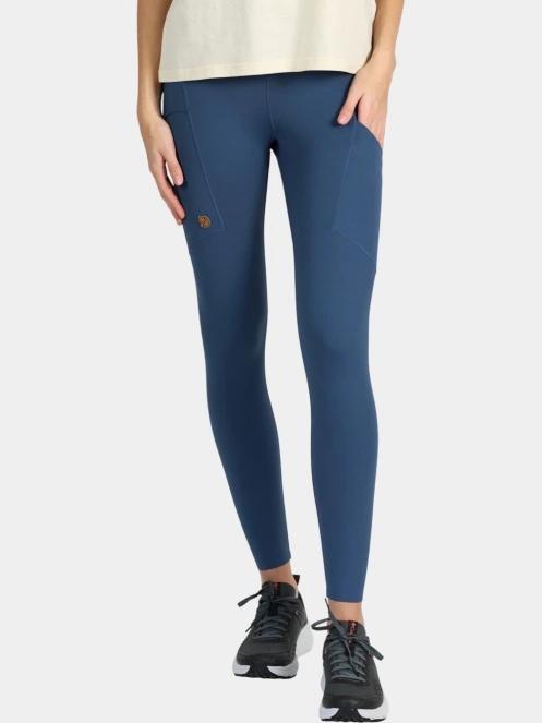 Fjallraven Abisko Tights W női sportnadrág kék színben 2