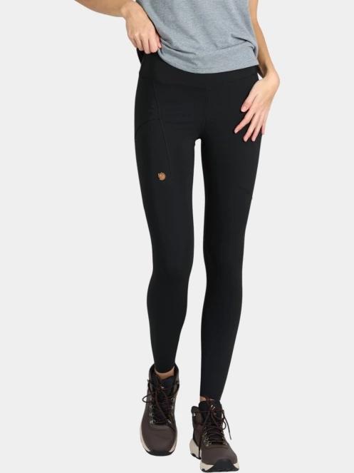 Fjallraven Abisko Tights W női sportnadrág fekete színben 2