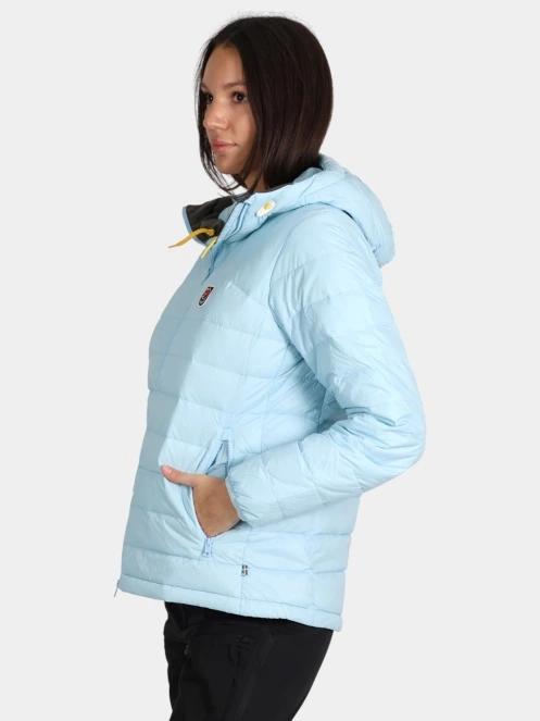 Fjallraven Expedition Pack Down Hoodie W női pehelykabát világoskék színben 3
