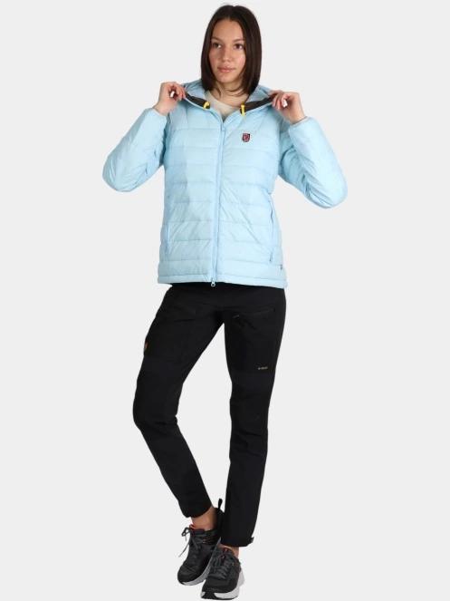 Fjallraven Expedition Pack Down Hoodie W női pehelykabát világoskék színben 5