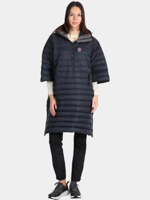 Fjallraven Expedition Down Poncho női poncsó fekete színben 2