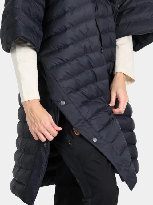 Fjallraven Expedition Down Poncho női poncsó fekete színben 6