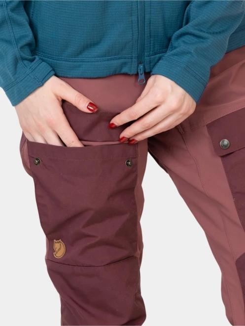Fjallraven Keb Trousers Curved W női túranadrág lila színben 6