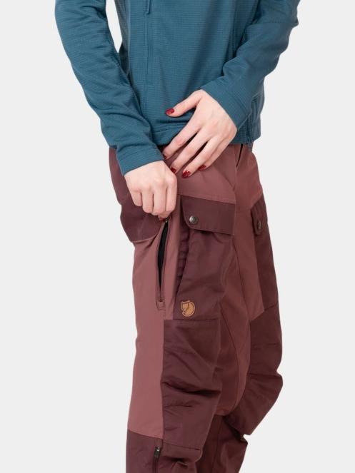 Fjallraven Keb Trousers Curved W női túranadrág lila színben 7