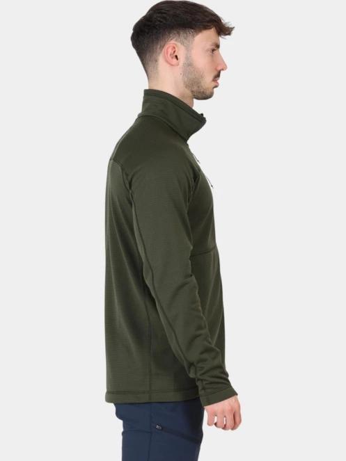 Fjallraven Abisko Lite Fleece Jacket M férfi polár pulóver oliva színben 5