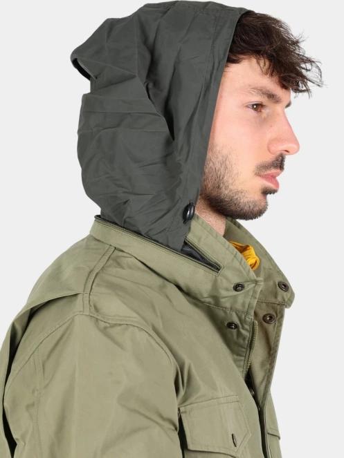 Fjallraven Räven Jacket M férfi télikabát zöld színben 7