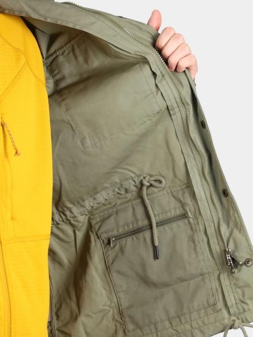 Fjallraven Räven Jacket M férfi télikabát zöld színben 9