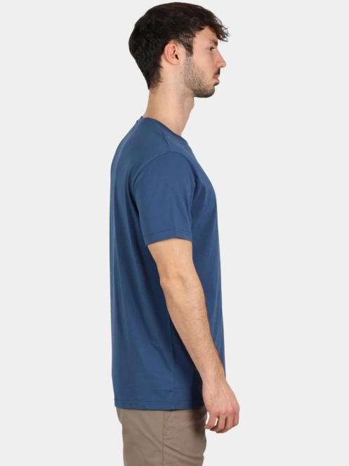 Fjallraven Fjällräven Fox T-shirt M férfi rövid ujjú póló kék színben 3