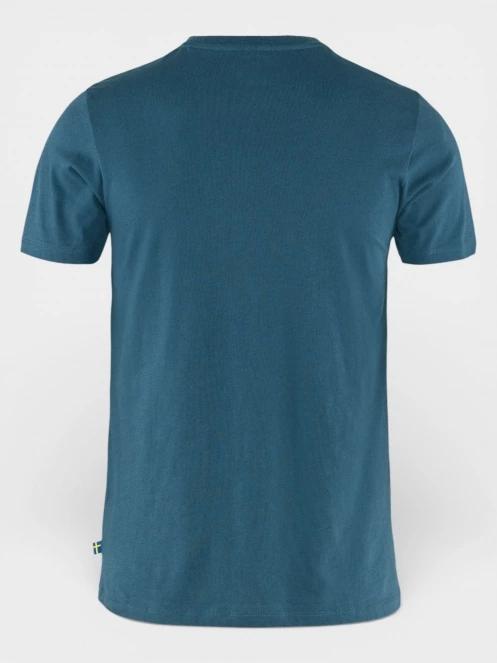 Fjallraven Fjällräven Fox T-shirt M férfi rövid ujjú póló kék színben 3