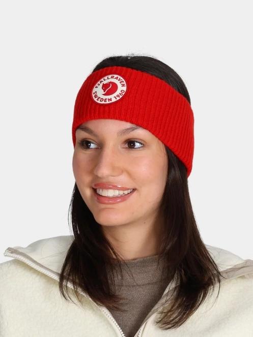 Fjallraven 1960 Logo Headband fejpánt piros színben 3