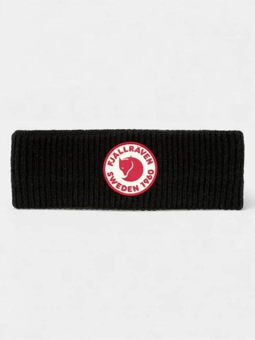 Fjallraven 1960 Logo Headband fejpánt fekete színben 4