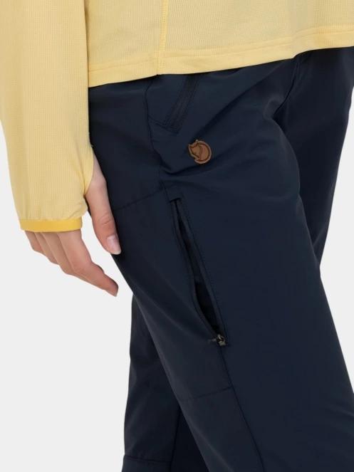 Fjallraven Abisko Trail Stretch Trousers W női túranadrág sötétkék színben 5