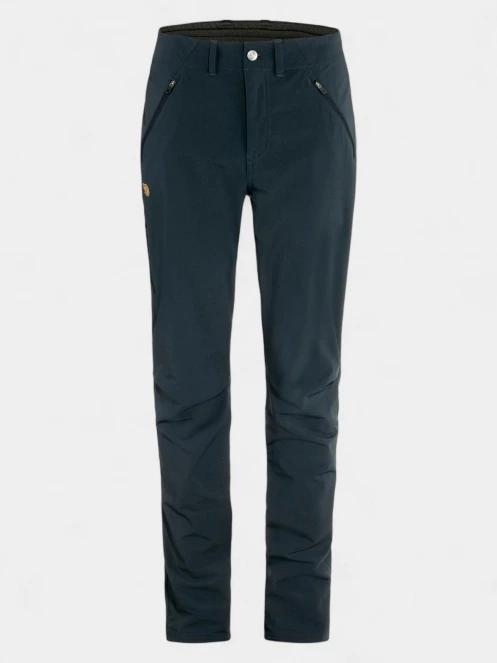 Fjallraven Abisko Trail Stretch Trousers W női túranadrág sötétkék színben 8
