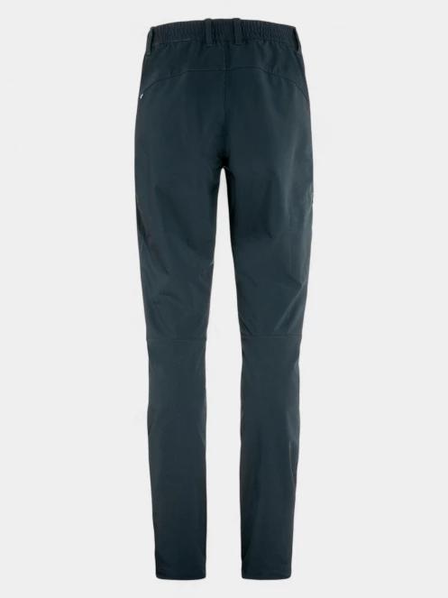 Fjallraven Abisko Trail Stretch Trousers W női túranadrág sötétkék színben 9