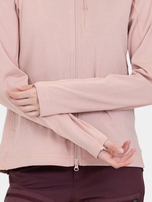 Fjallraven Abisko Lite Fleece Jacket W női polár pulóver rózsaszín színben 5