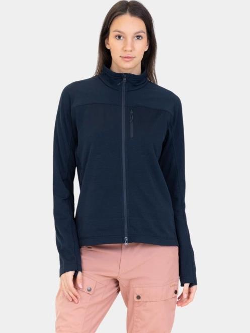 Fjallraven Abisko Lite Fleece Jacket W női polár pulóver sötétkék színben 2