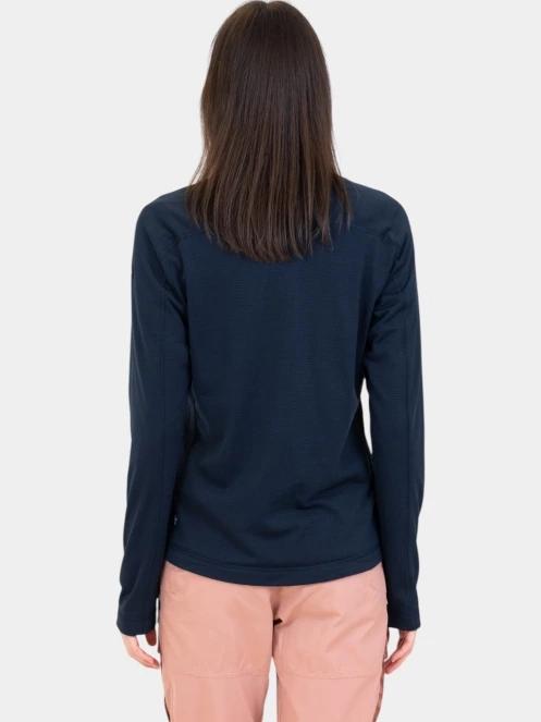 Fjallraven Abisko Lite Fleece Jacket W női polár pulóver sötétkék színben 4