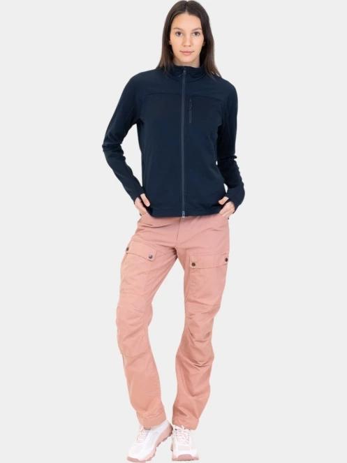 Fjallraven Abisko Lite Fleece Jacket W női polár pulóver sötétkék színben 6